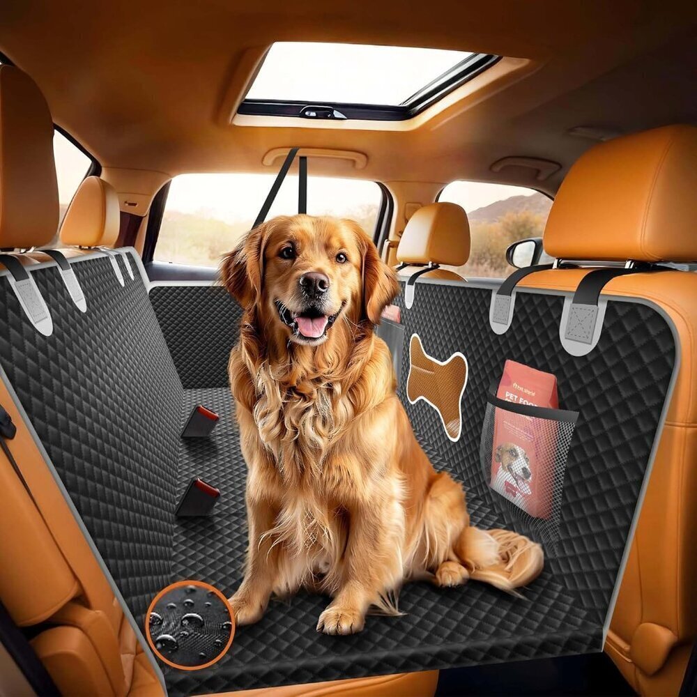 Bobby's Moment Dog Car Seat Cover for Back Seat